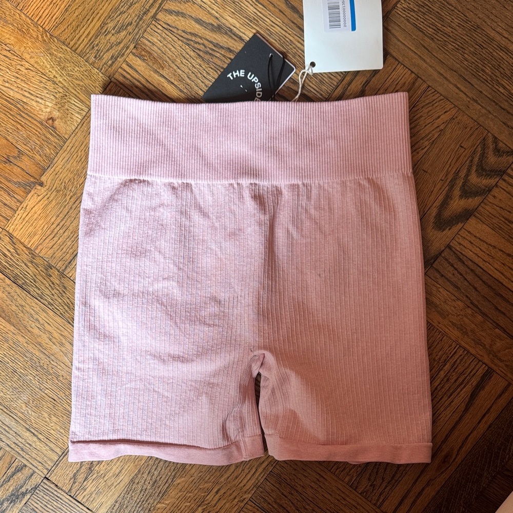 NWT The Upside Blush Pink Bike Shorts